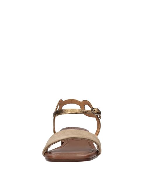 Sandali in pelle e camoscio CHIE MIHARA | FATIONA ANTETOAST-BRONZO-CASTANO